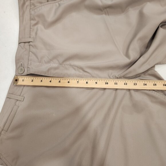 Johnnie-O Mulligan Shorts Mens 38 Khaki Prep-Formance Flat Front Stretch Golf - Picture 10 of 15
